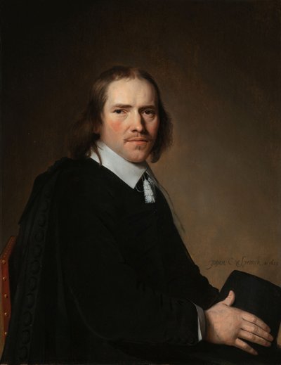 Portrait of Dirck, Johannes or Jacobus Wallis by Johannes Cornelisz. Verspronck